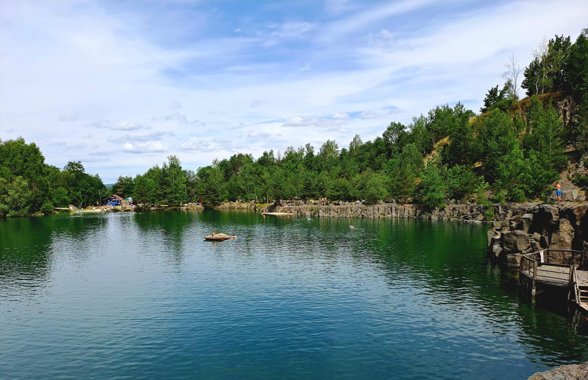 Penzion U Jezera Hotel Konstantinovy Lázně Buitenkant foto