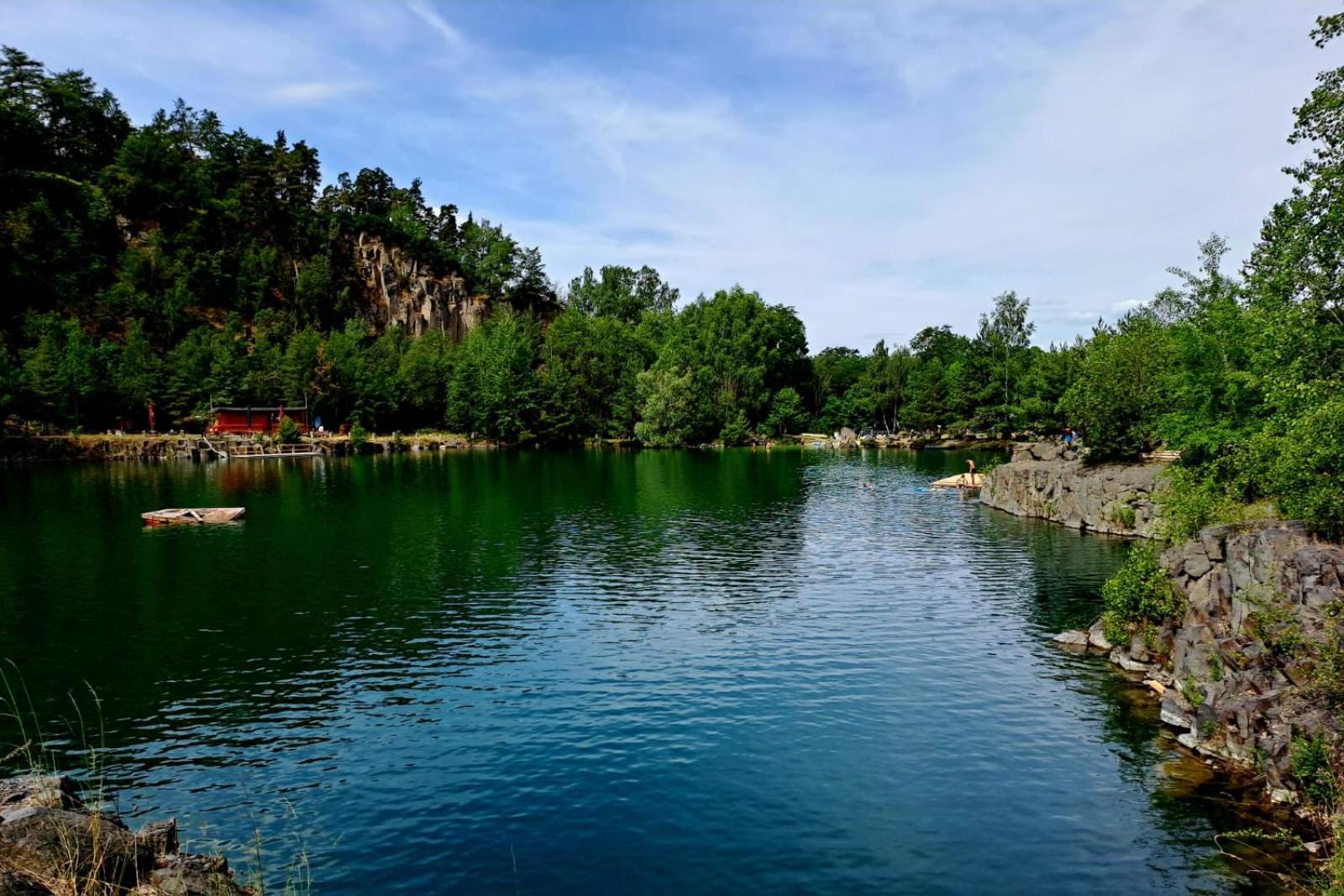 Penzion U Jezera Hotel Konstantinovy Lázně Buitenkant foto
